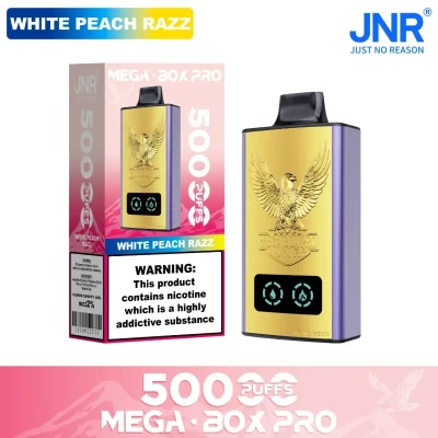 White Peach Razz | Mega Box Pro 50K Puffs Disposable Vape
